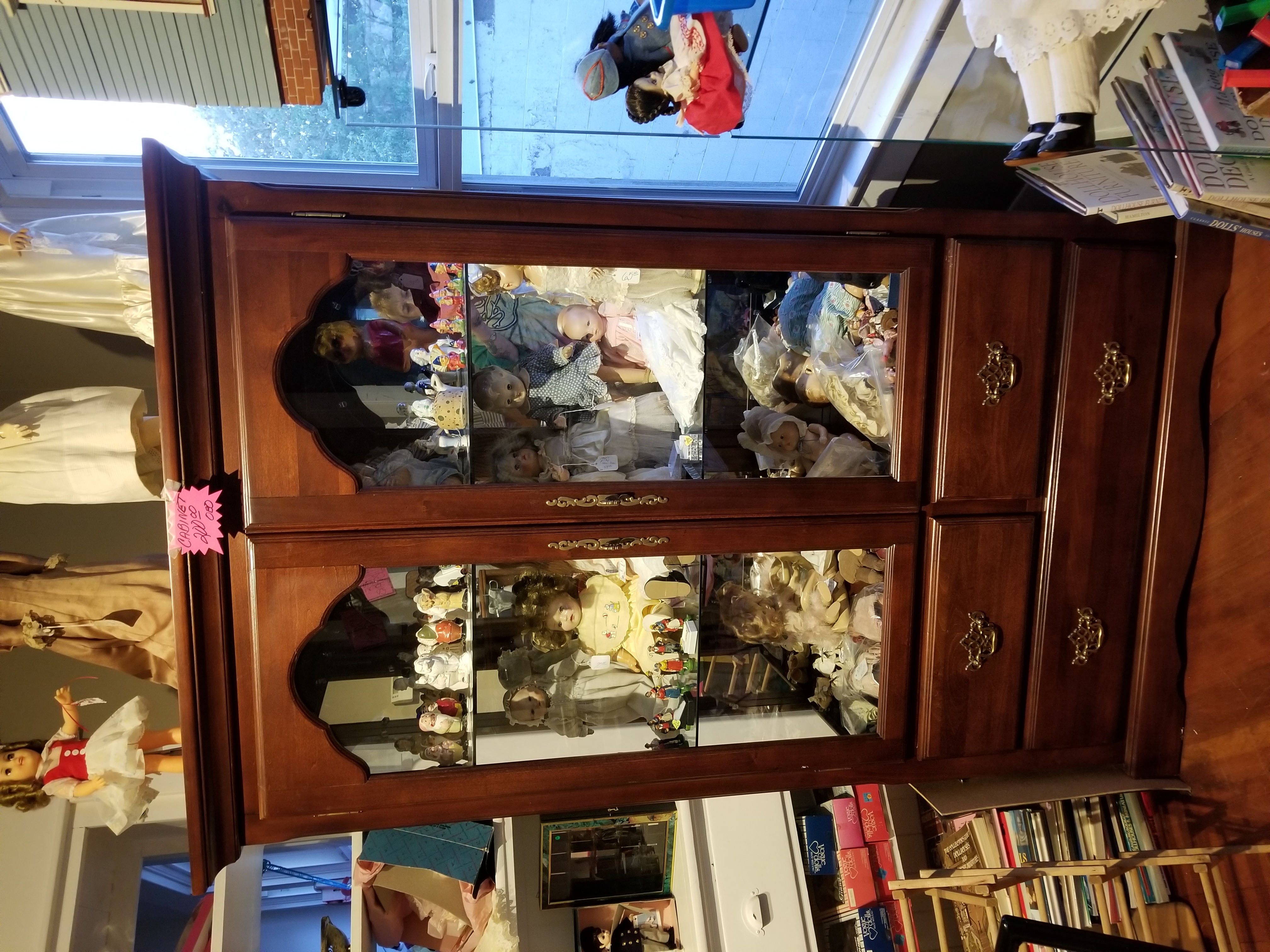 Beautiful china cabinet with lights