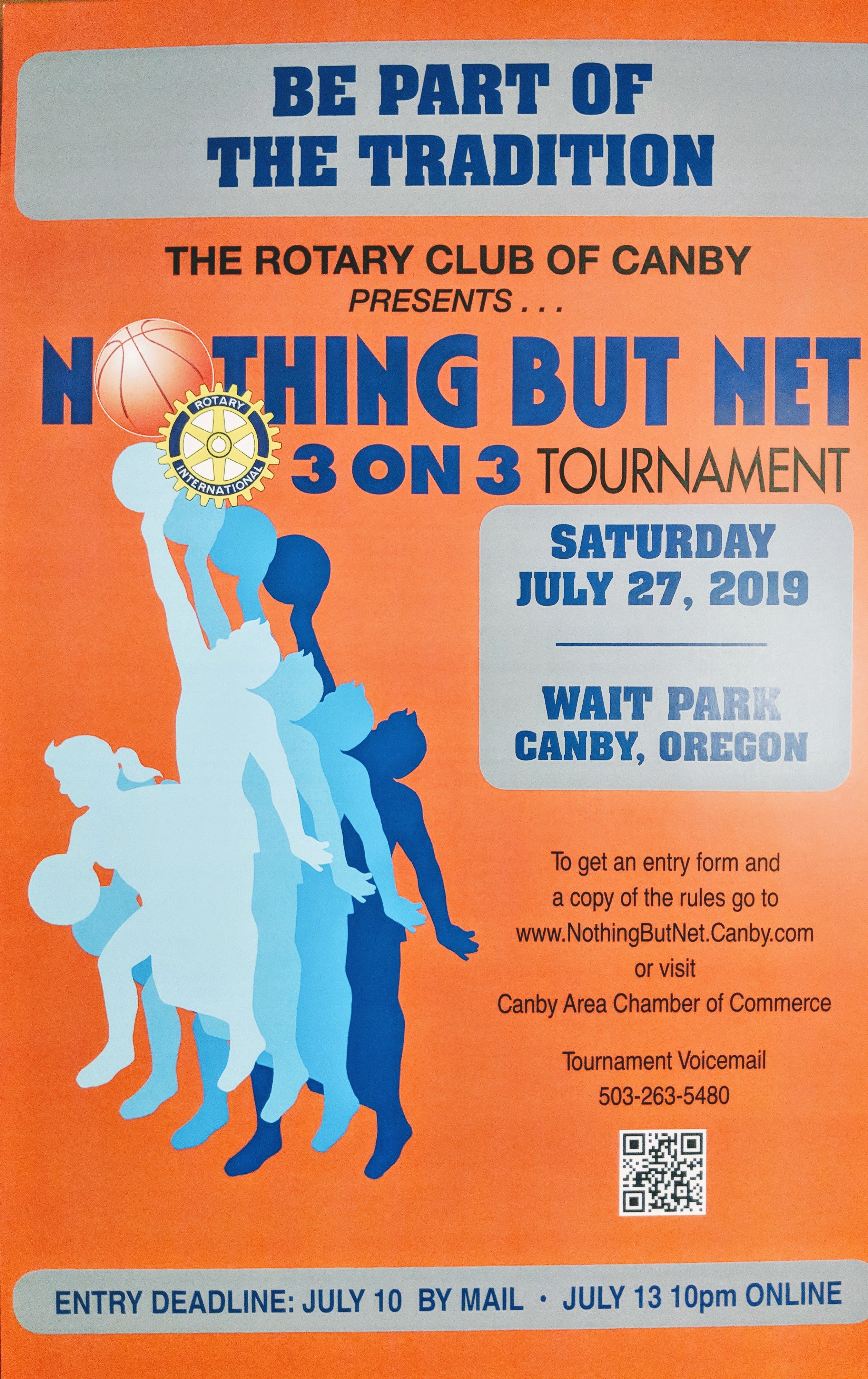 Canby Rotary 3-on-3 Basketball Tournament